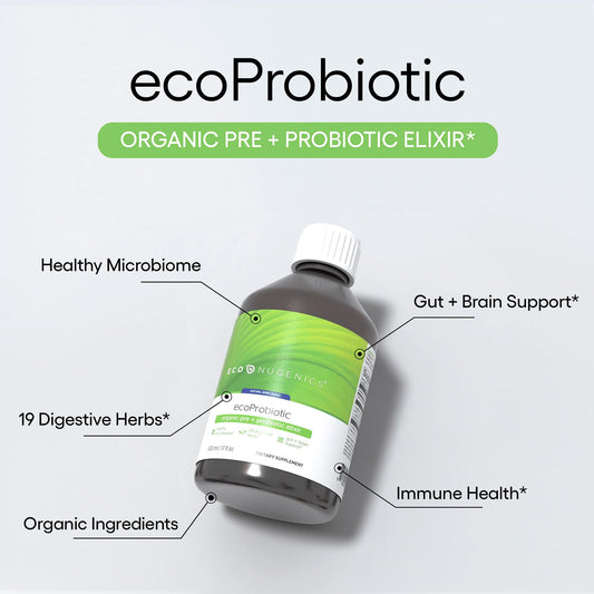 EcoProbiotic bottle label close-up