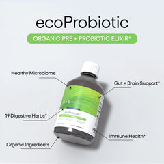 EcoProbiotic bottle label close-up