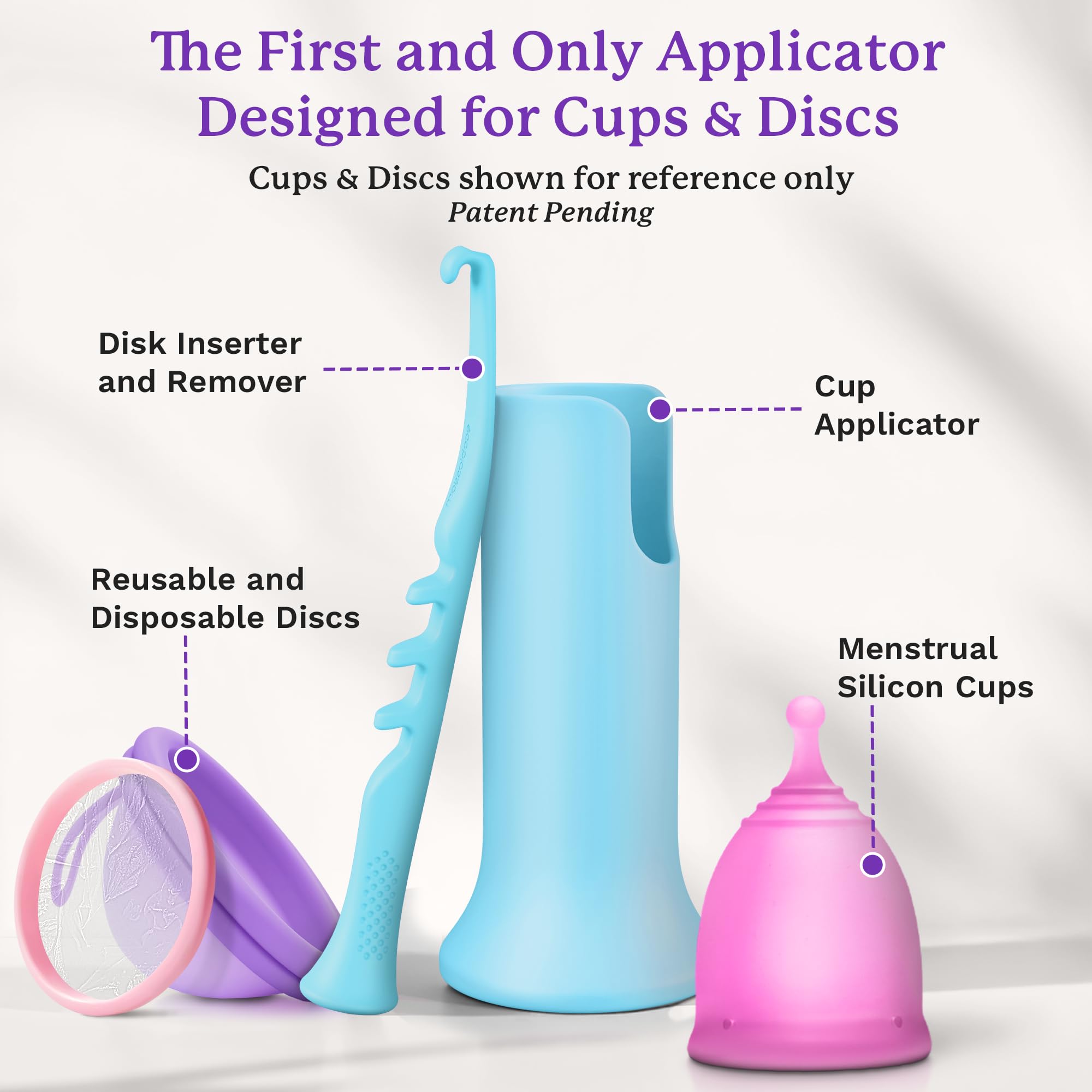 EcoBlossom sterilizer holder with ventilation keeps cups fresh between uses