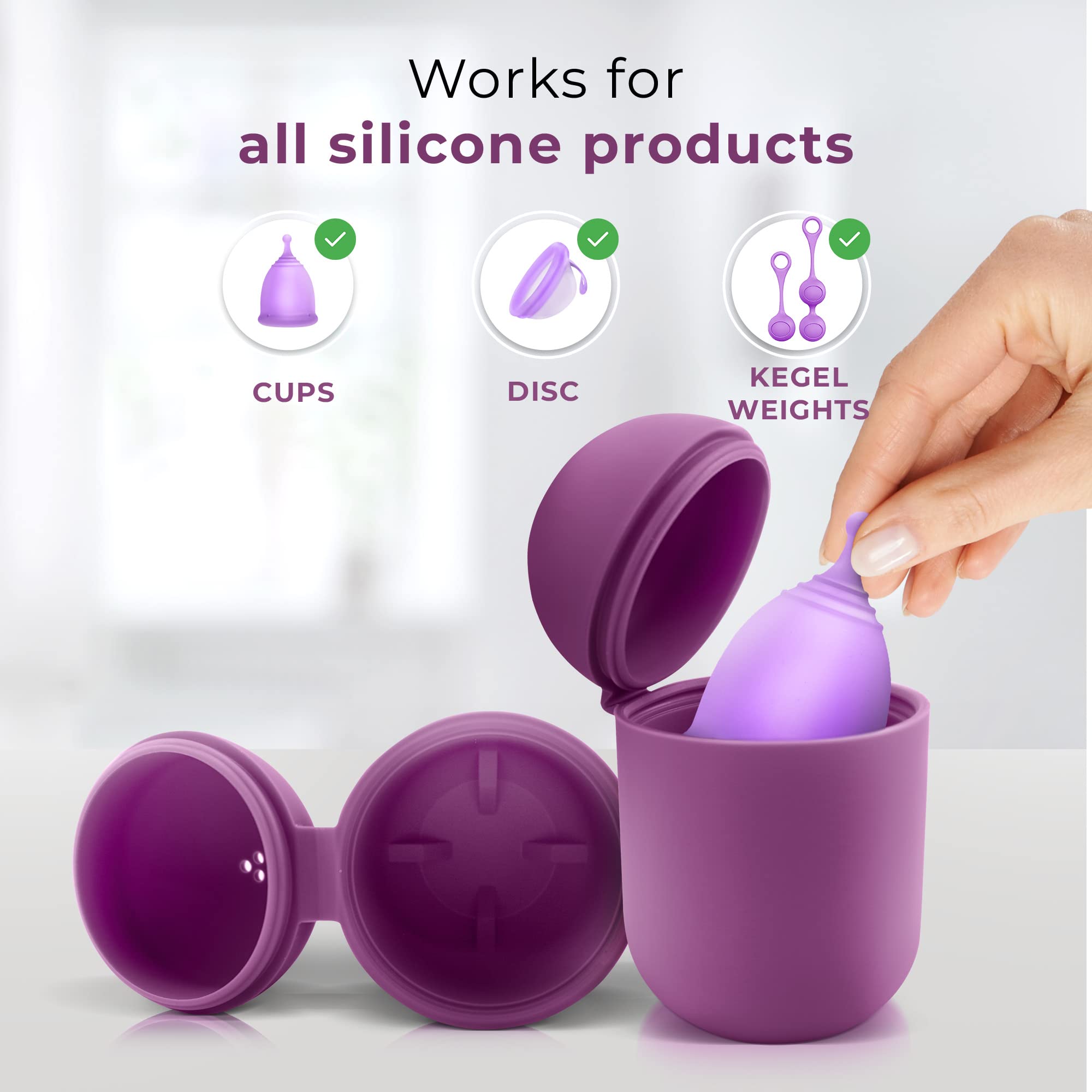 EcoBlossom eco-friendly packaging highlights reduced waste with a reusable cup system.