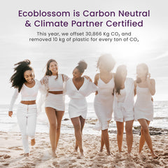 EcoBlossom eco-friendly packaging view underscores sustainable period care.
