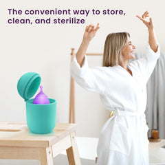 EcoBlossom eco-friendly silicone material highlight, durable holder alternative to plastic.
