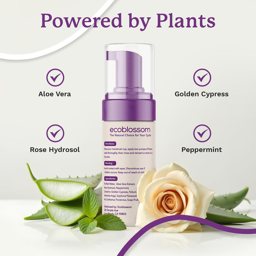 EcoBlossom portable 5oz pump bottle for on-the-go sanitizing