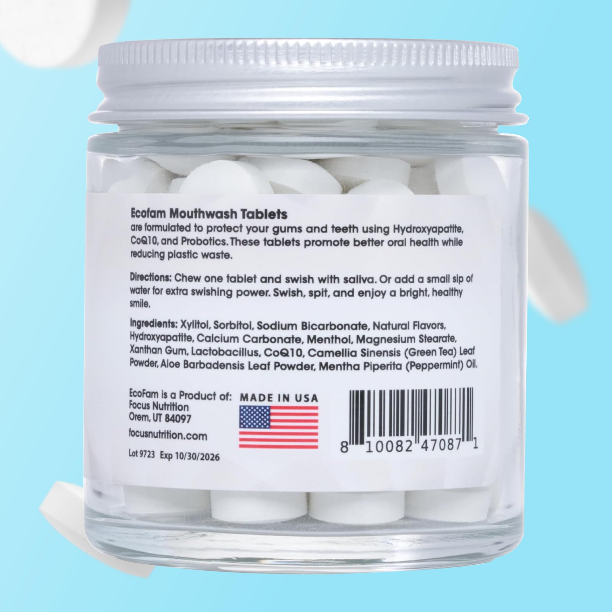 Eco-friendly USA-made packaging and glass container