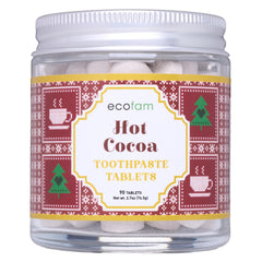 Ecofam hot cocoa toothpaste tablets