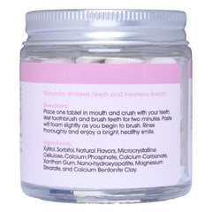 Ingredients graphic showing nano hydroxyapatite and xylitol
