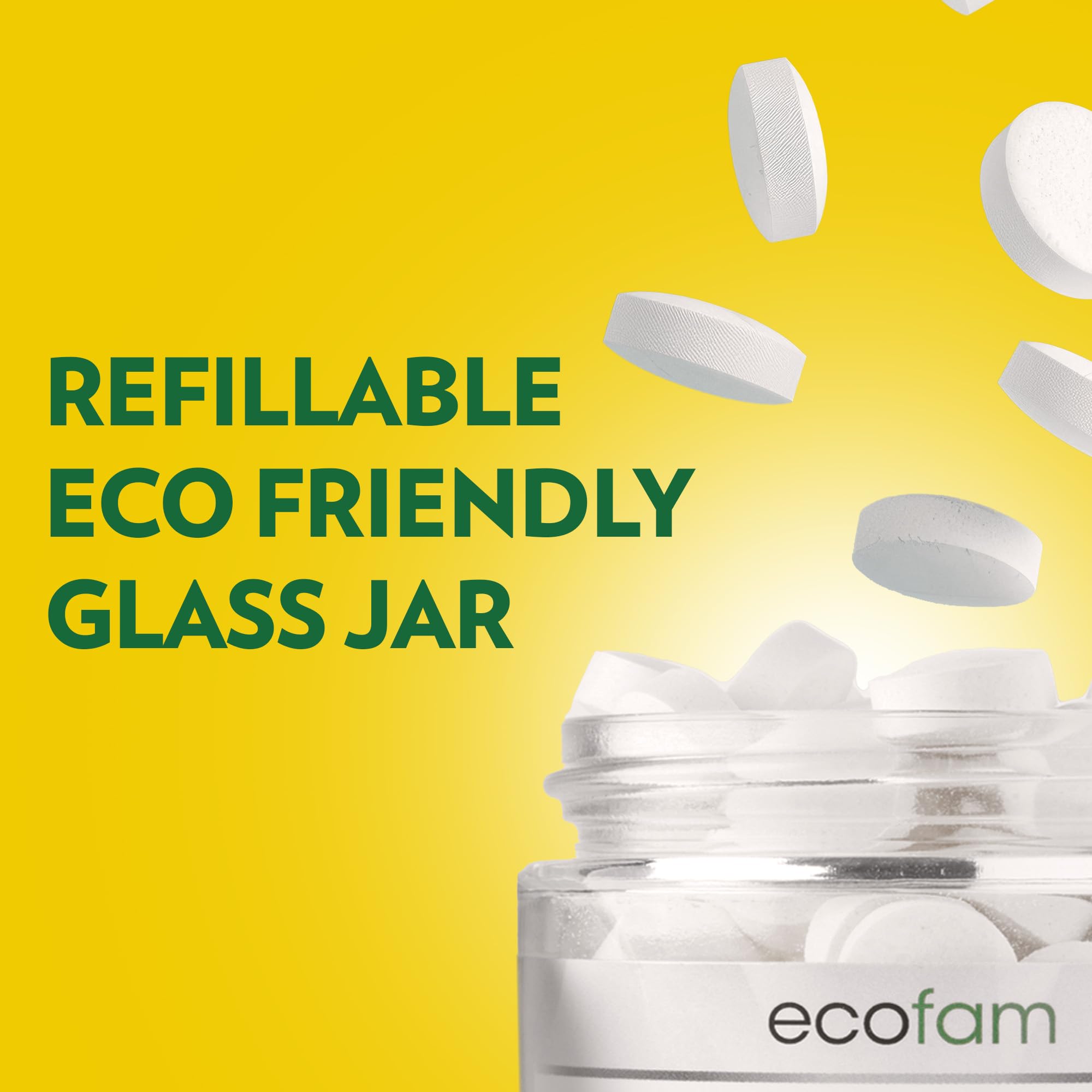 Ecofam strawberry kiwi toothpaste tablets