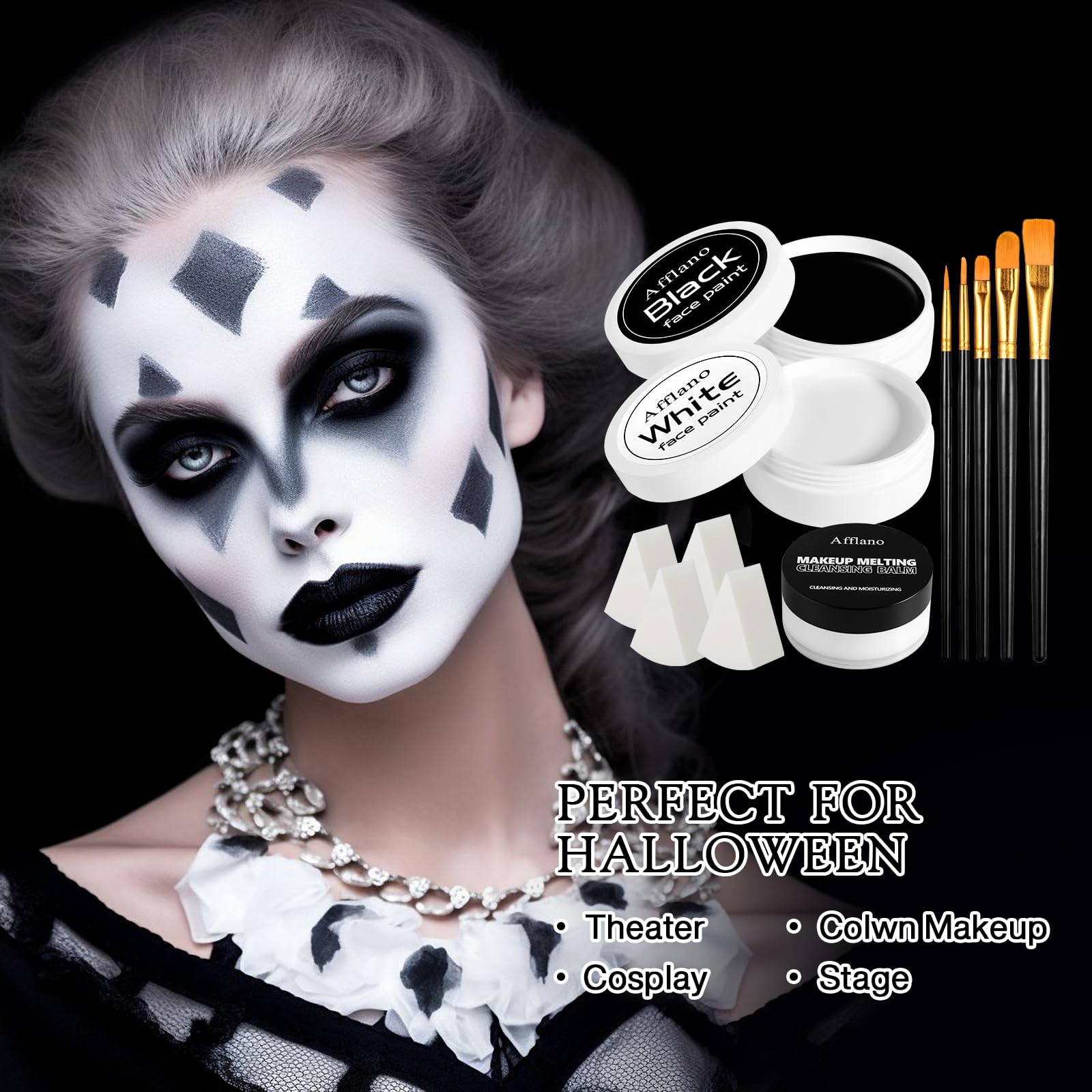 ecoFavor White paint 50g jar for sharp, dramatic designs