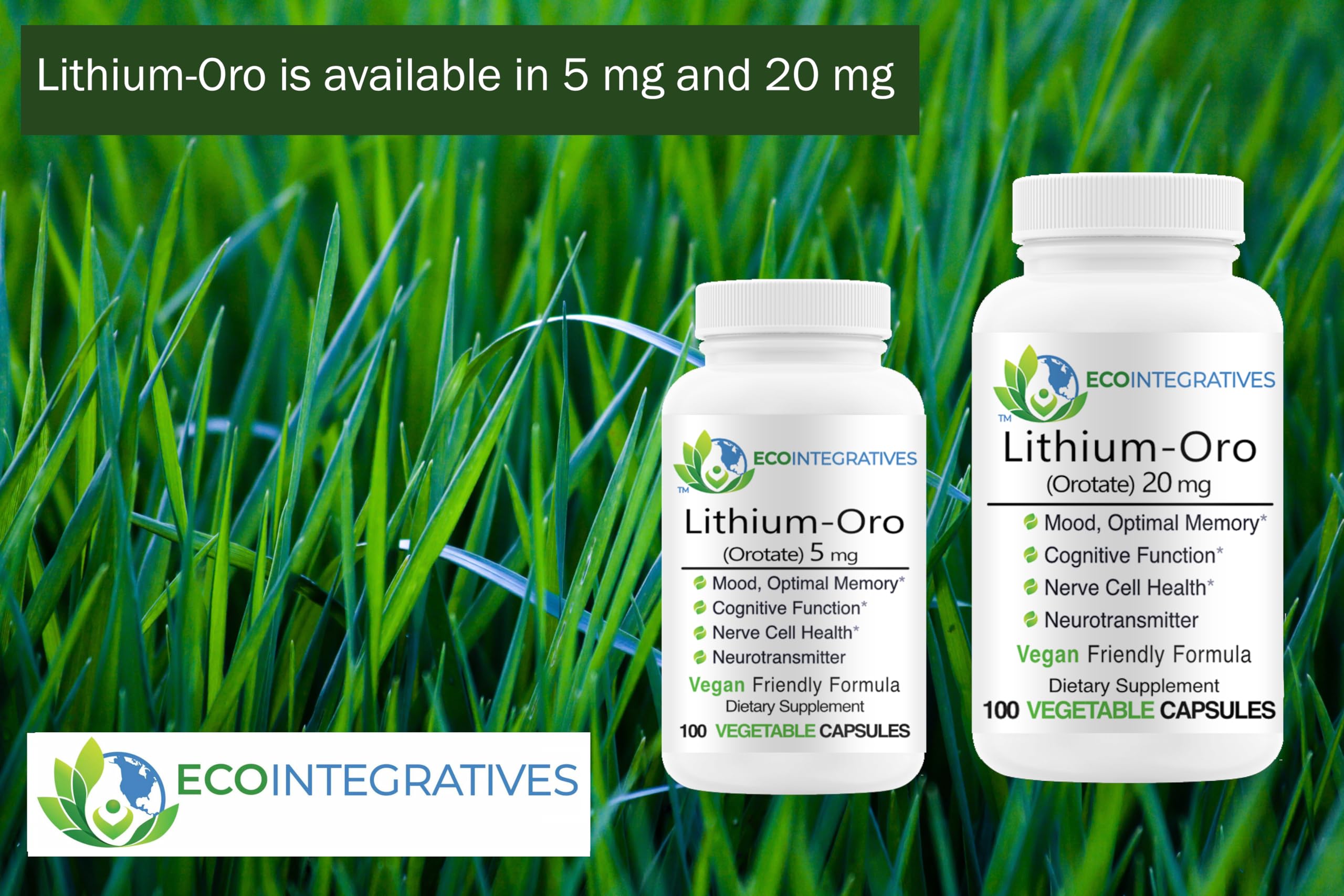Bottle of 100 capsules for mood and memory support