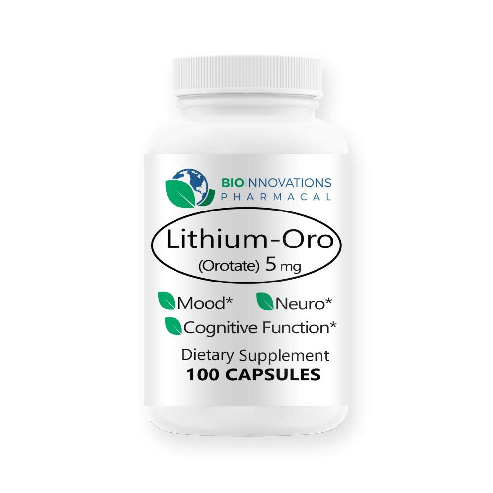 EcoIntegratives Pharmacal Lithium Orotate 5 mg bottle