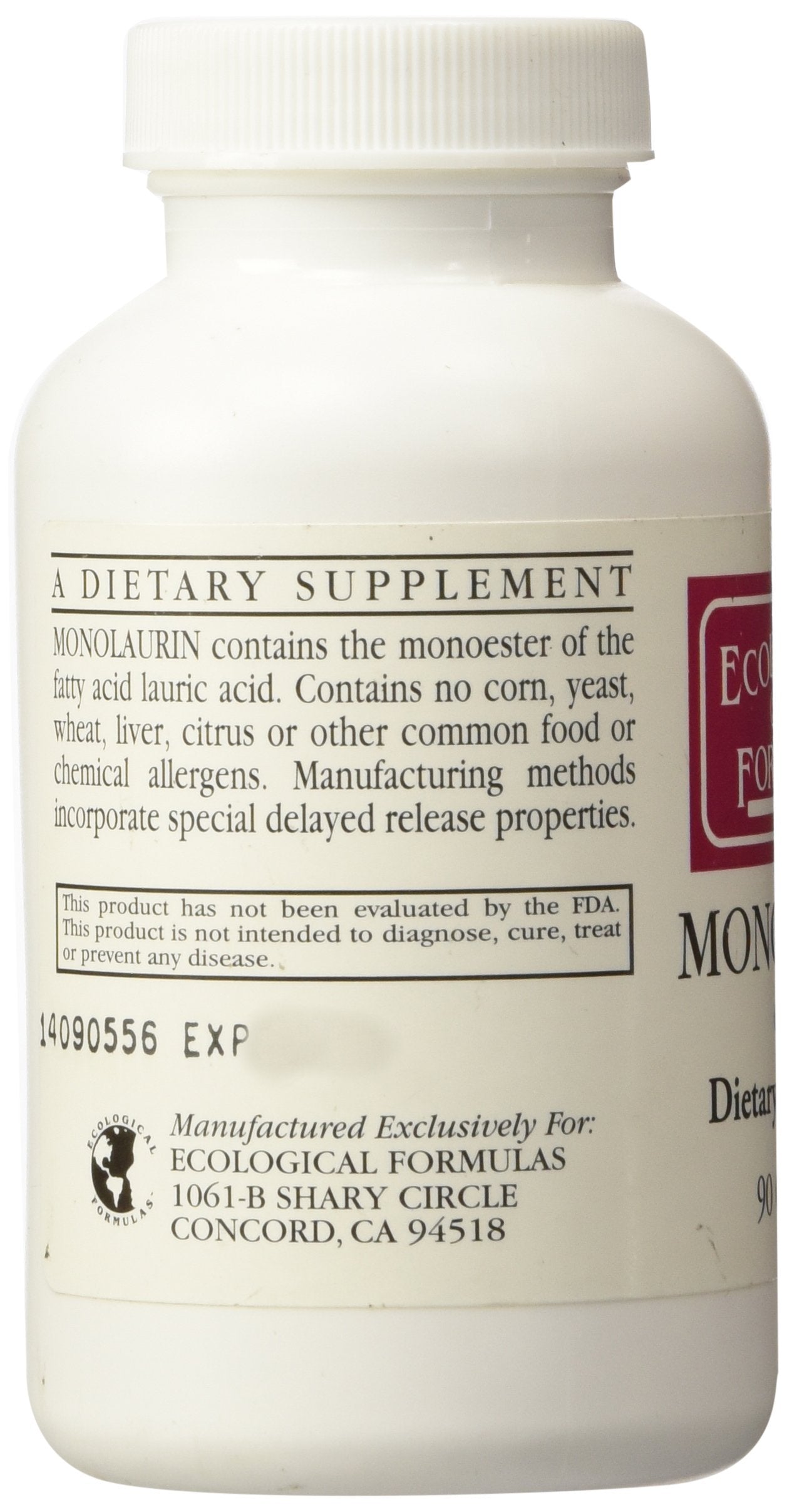 Bottle label showing 600 mg per capsule