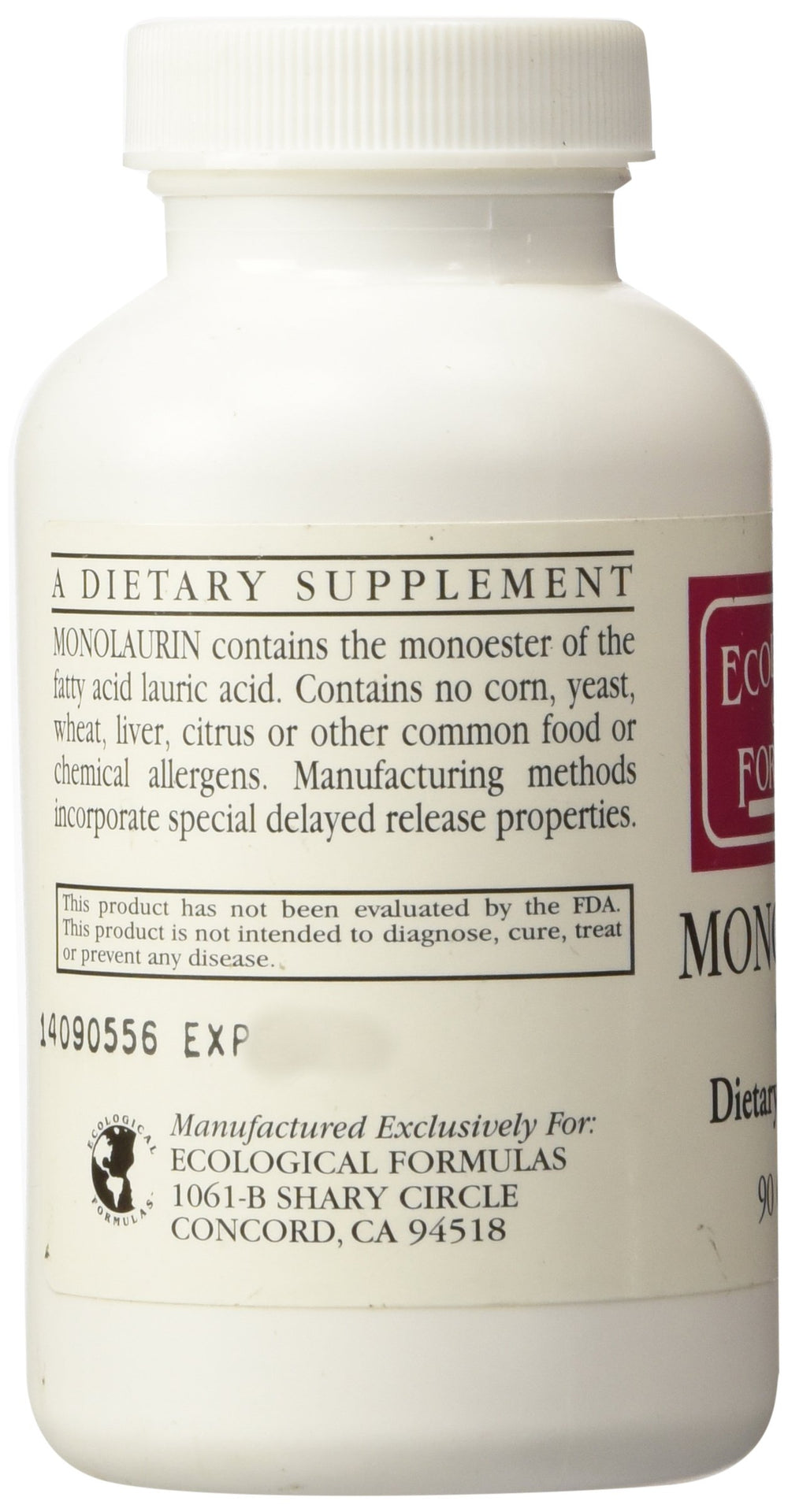 Bottle label showing 600 mg per capsule
