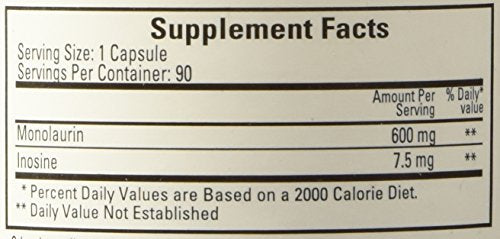 Ecological Formulas Monolaurin bottle with packaging