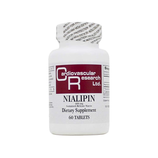 Ecological Formulas Nialipin 400mg Time-Release Niacin 60 Caps