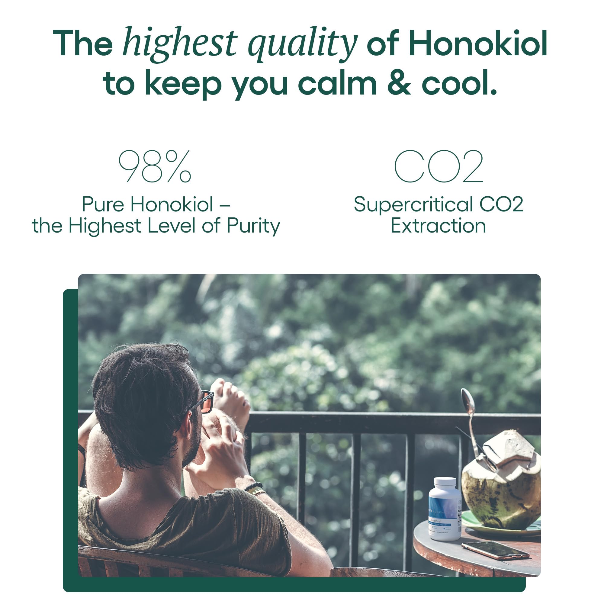 EcoNugenics HonoPure capsules dispensed on a neutral surface for easy daily intake