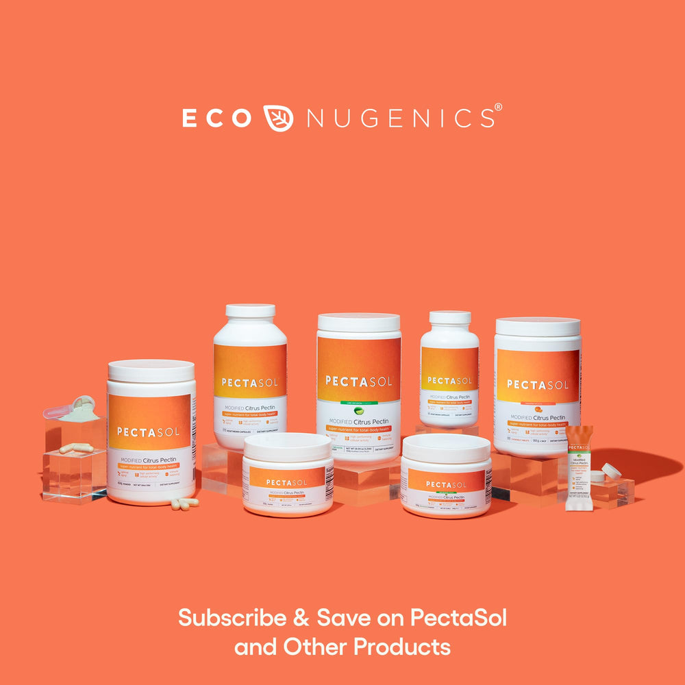 EcoNugenics PectaSol citrus-source ingredients visual emphasizing natural origins.