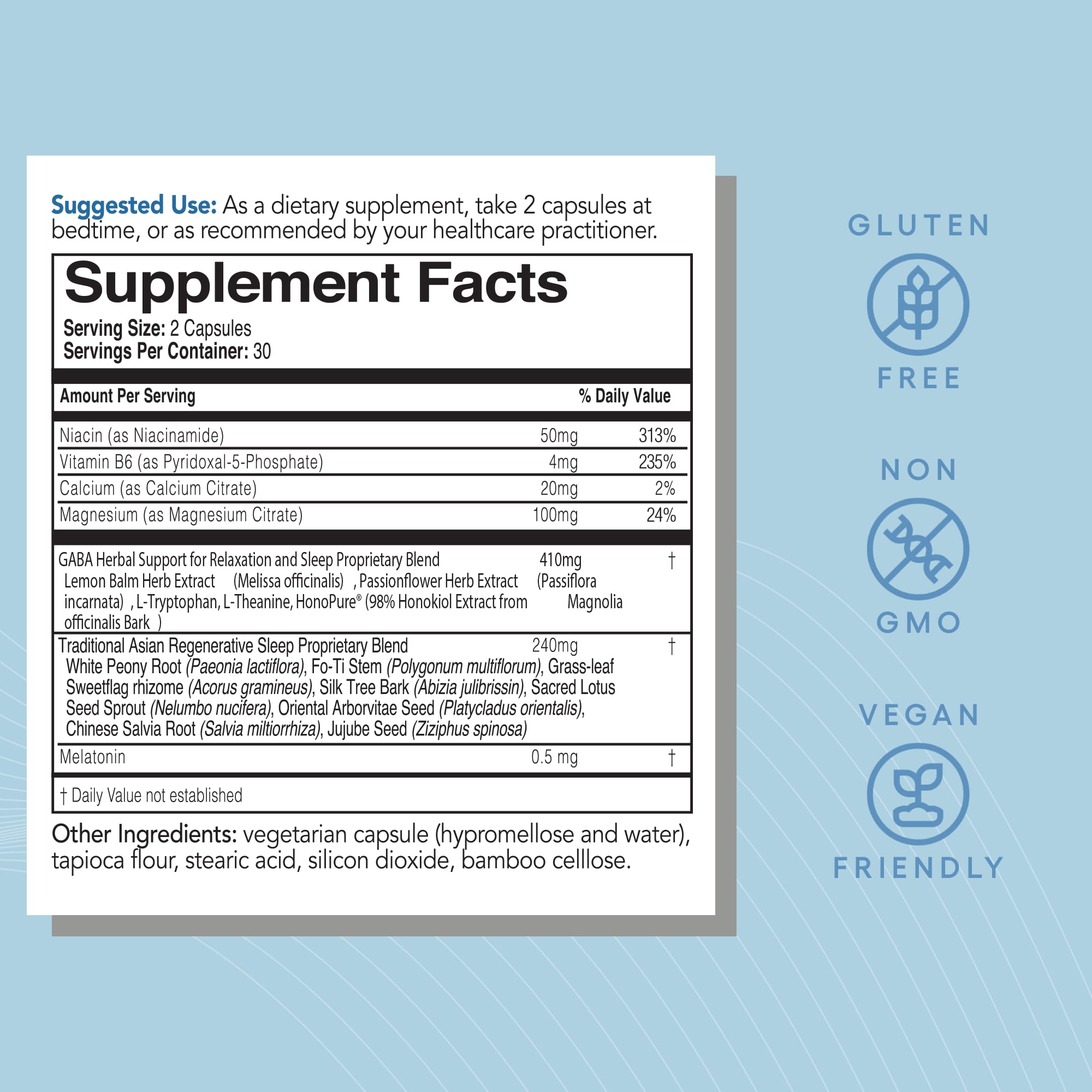 Promotes balanced circadian rhythms and restful sleep