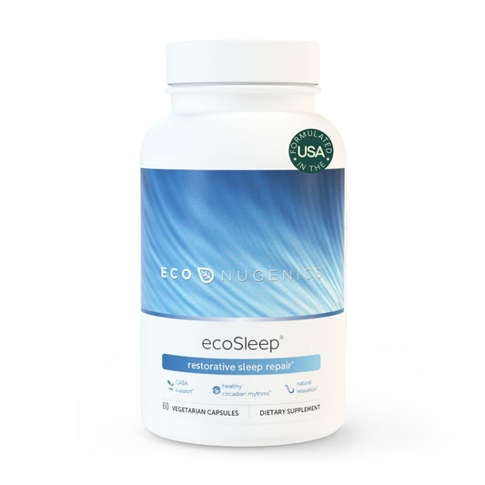 EcoSleep sleep aid with GABA, magnesium, L-theanine and niacin – 60 capsules