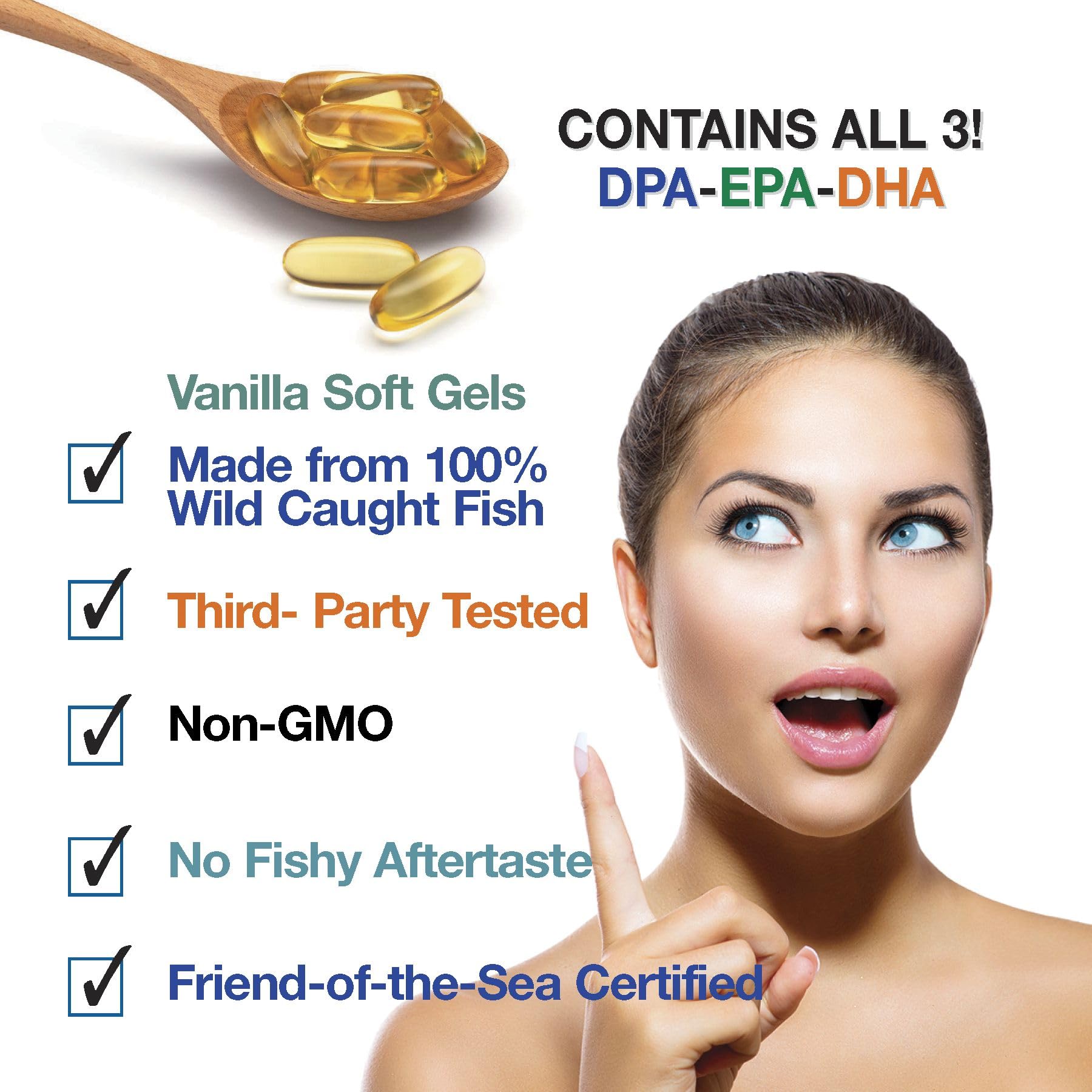 Natural ingredients and purity notes for EcoStream Naturals Omega-3