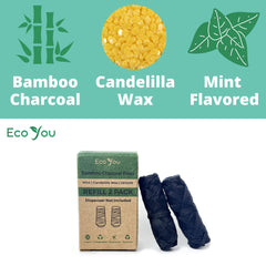 Reusable stainless steel container for EcoYou floss