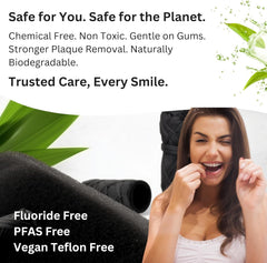 EcoYou packaging shown with a recycled kraft box for the floss