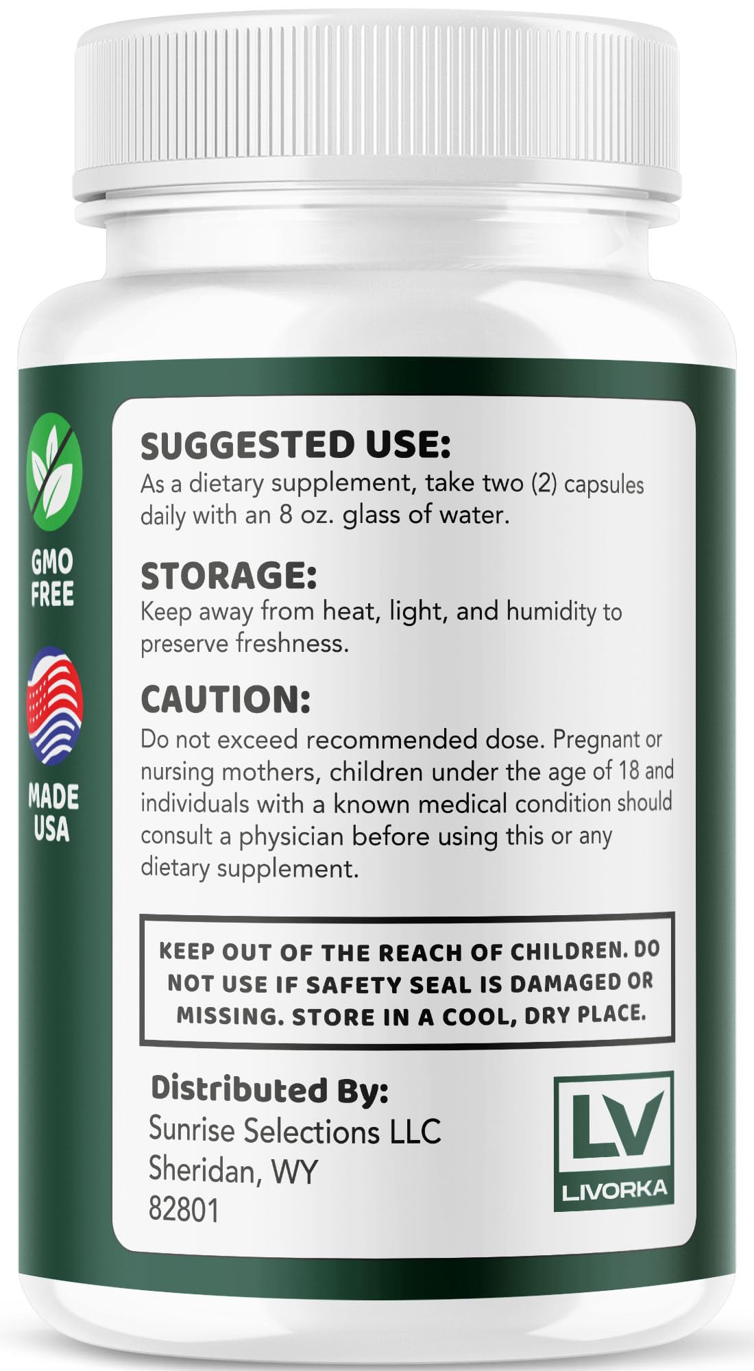 Eden Nutritional Support Pills bottle with capsules