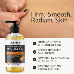 Close-up of massage oil being dispensed