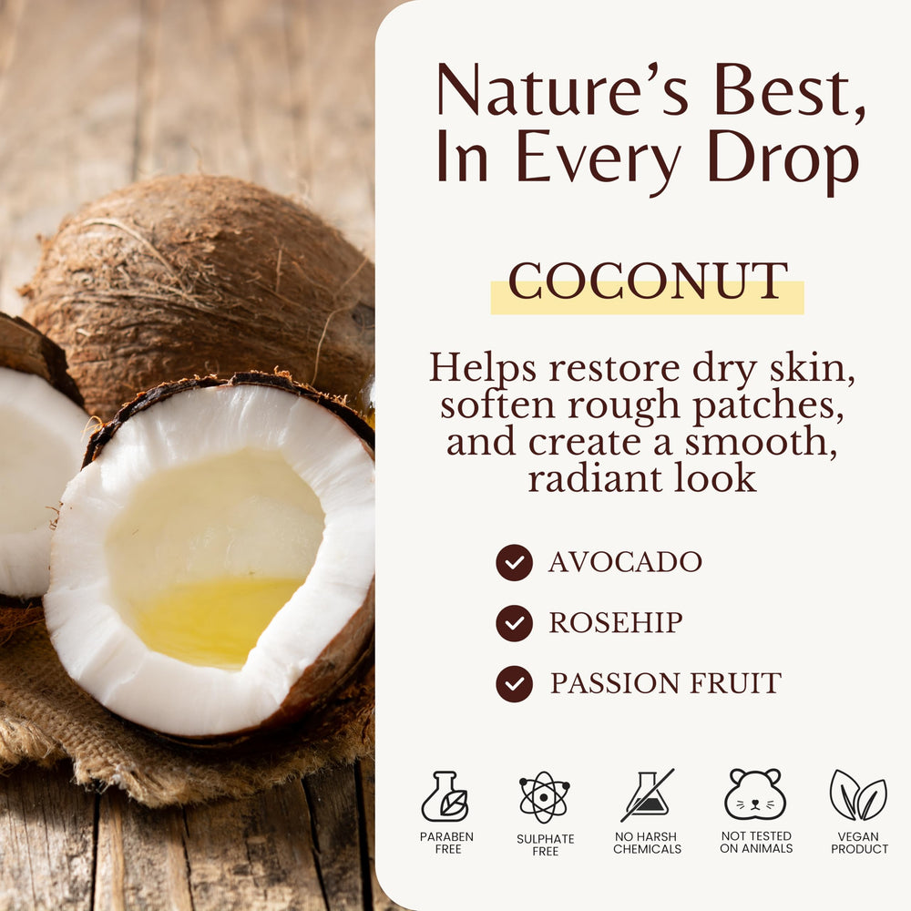 Ingredients include avocado, rosehip and other botanicals