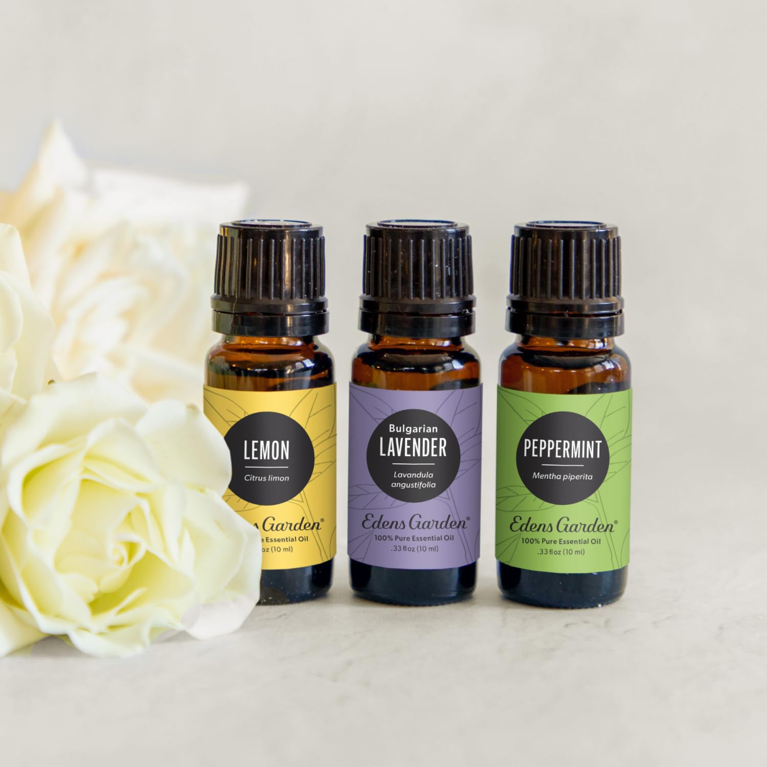 Lavender essential oil Edens Garden bottle