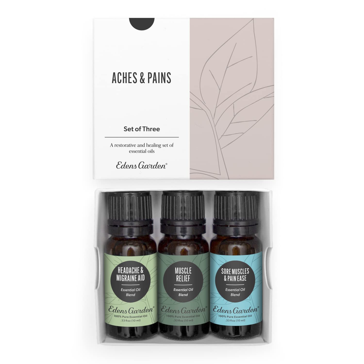 Edens Garden Aches & Pains 3-Pack front view