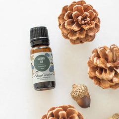 Edens Garden Autumn Air essential oil bottle side view