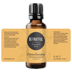 30 ml bottle of Be Fruitful Essential Oil Blend by Edens Garden