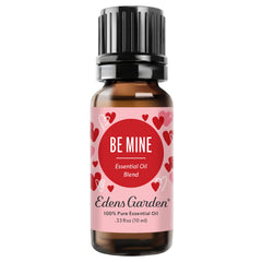 Be Mine essential oil blend bottle with label