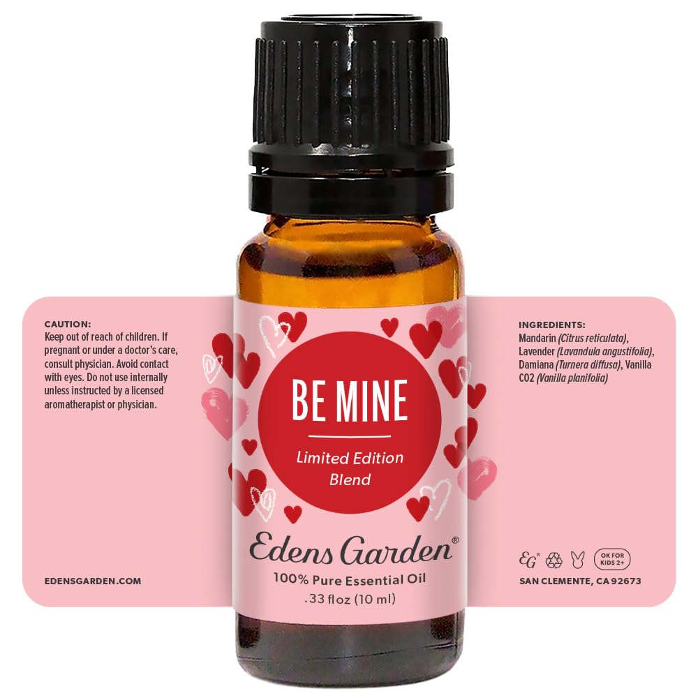 Be Mine bottle beside candle and diffuser setup