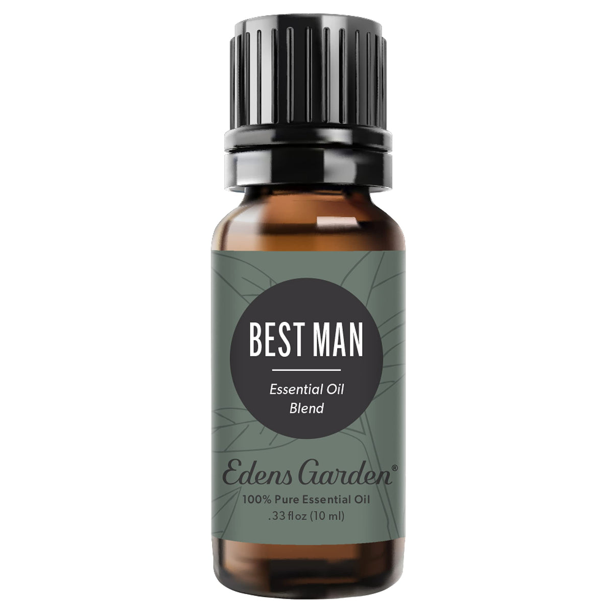 Edens Garden Best Man Essential Oil Blend bottle front view