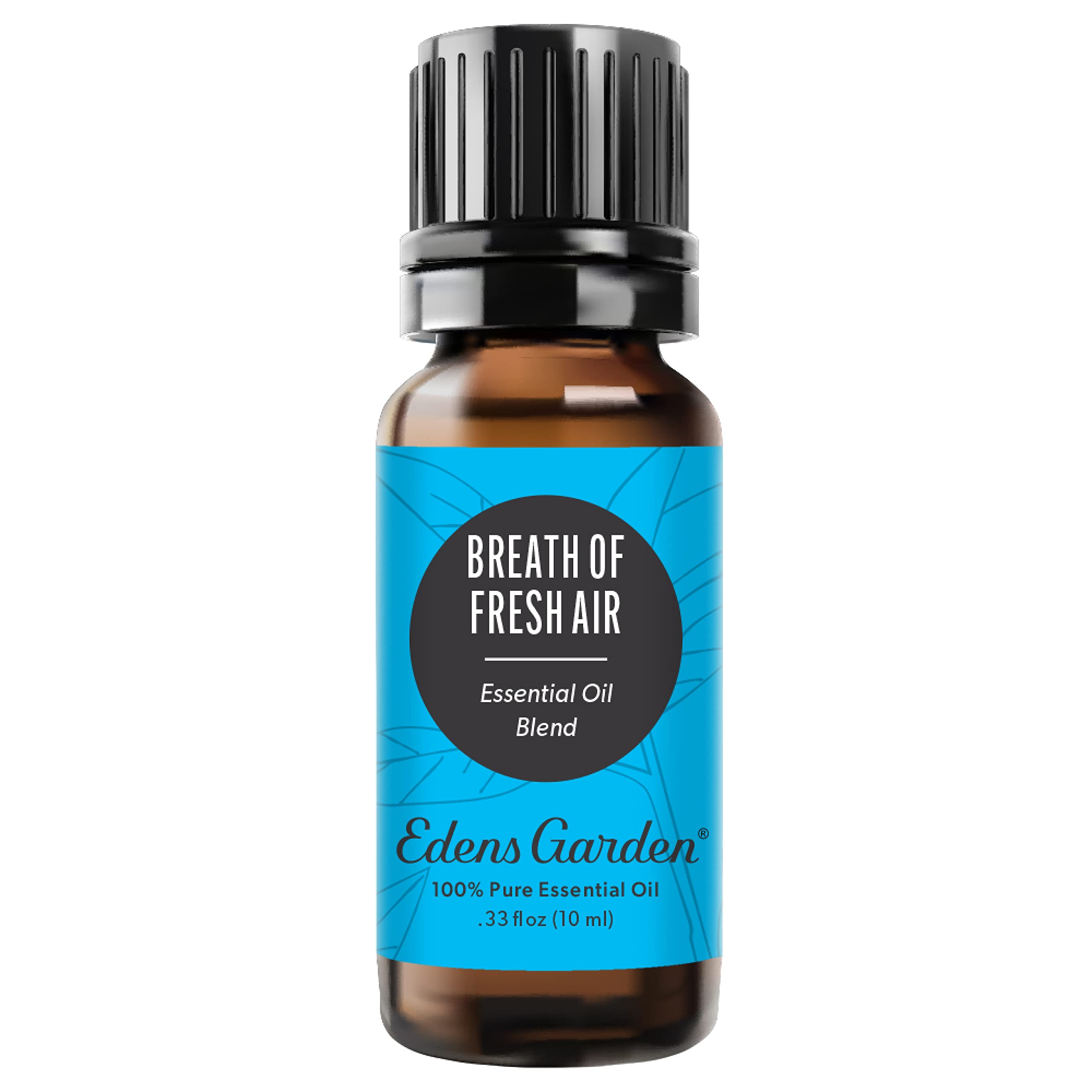 Bottle of Edens Garden Breath of Fresh Air essential oil blend, 10 ml