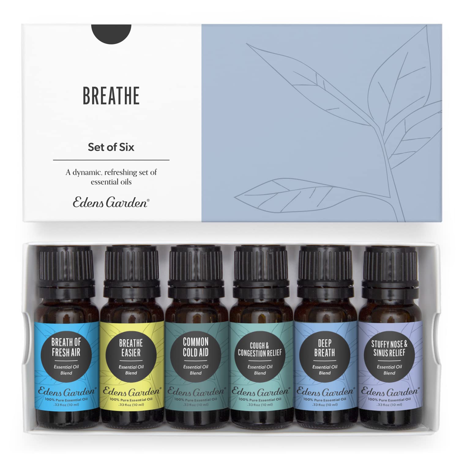Packaging for Edens Garden Breathe 6 Set