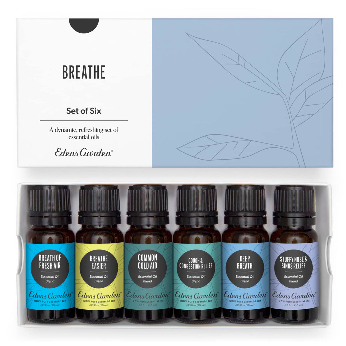 Packaging for Edens Garden Breathe 6 Set