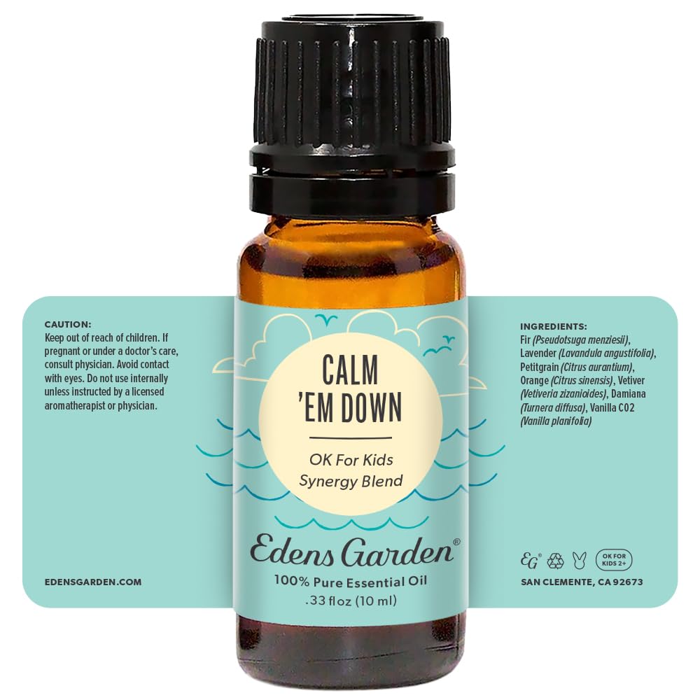 Compact 10 ml Calm 'Em Down bottle ready for travel