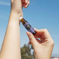 Close-up of the roll-on applicator tip