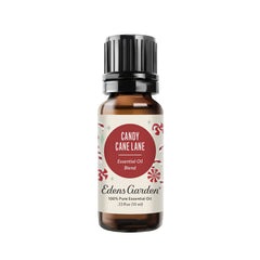 Candy Cane Lane essential oil blend bottle with 10 ml size