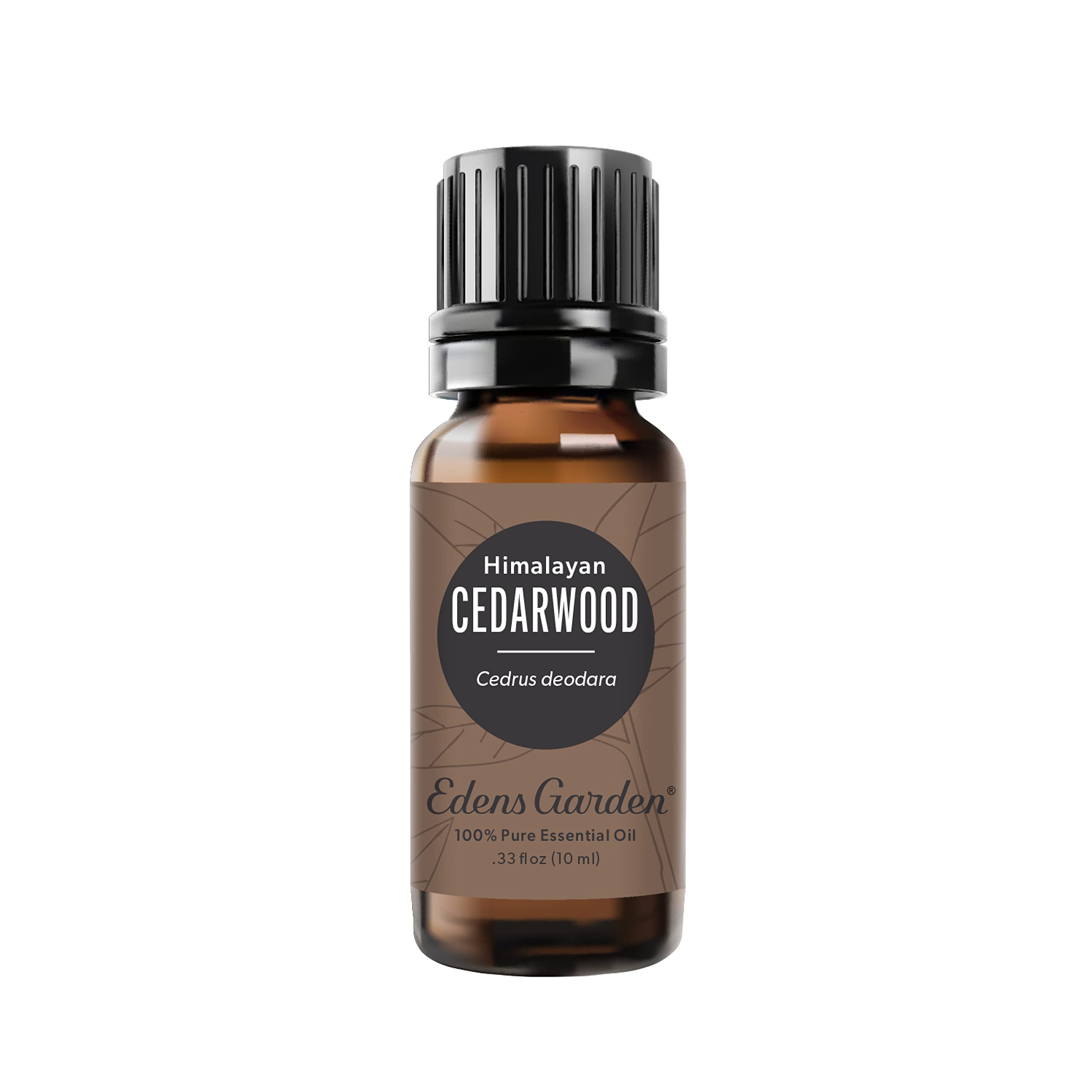 Edens Garden Cedarwood Himalayan Essential Oil 10ml bottle - front view