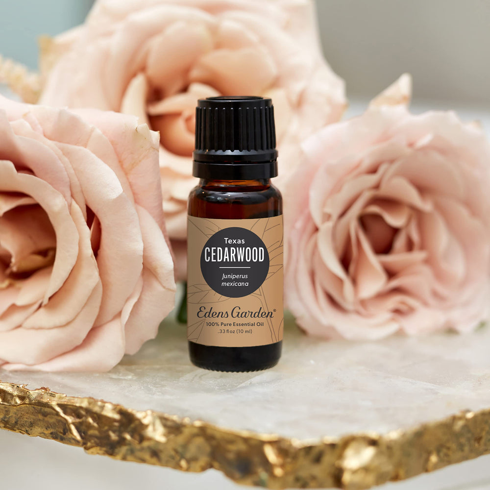 Cedarwood Texas essential oil bottle by Edens Garden premium grade