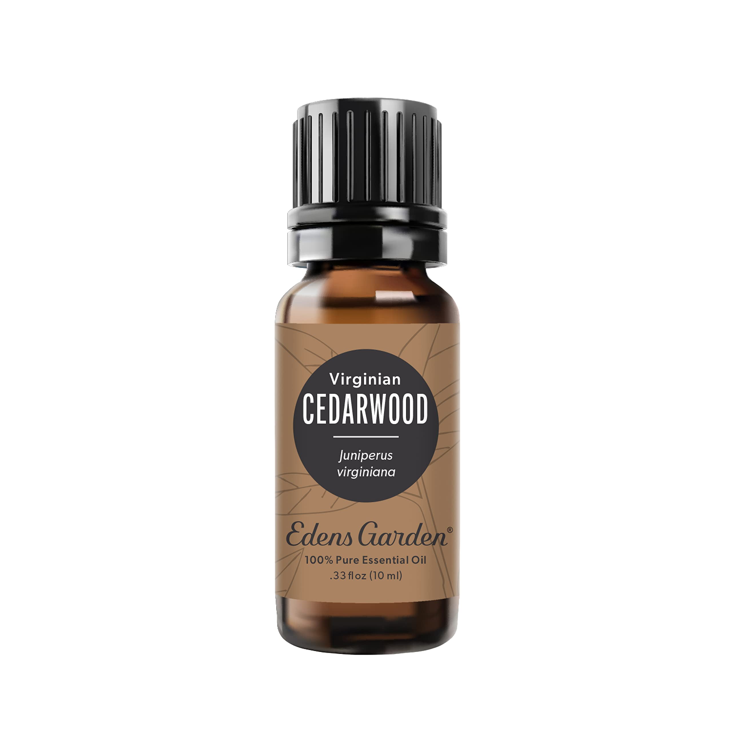 Edens Garden Cedarwood Virginian Essential Oil bottle 10 ml - front view