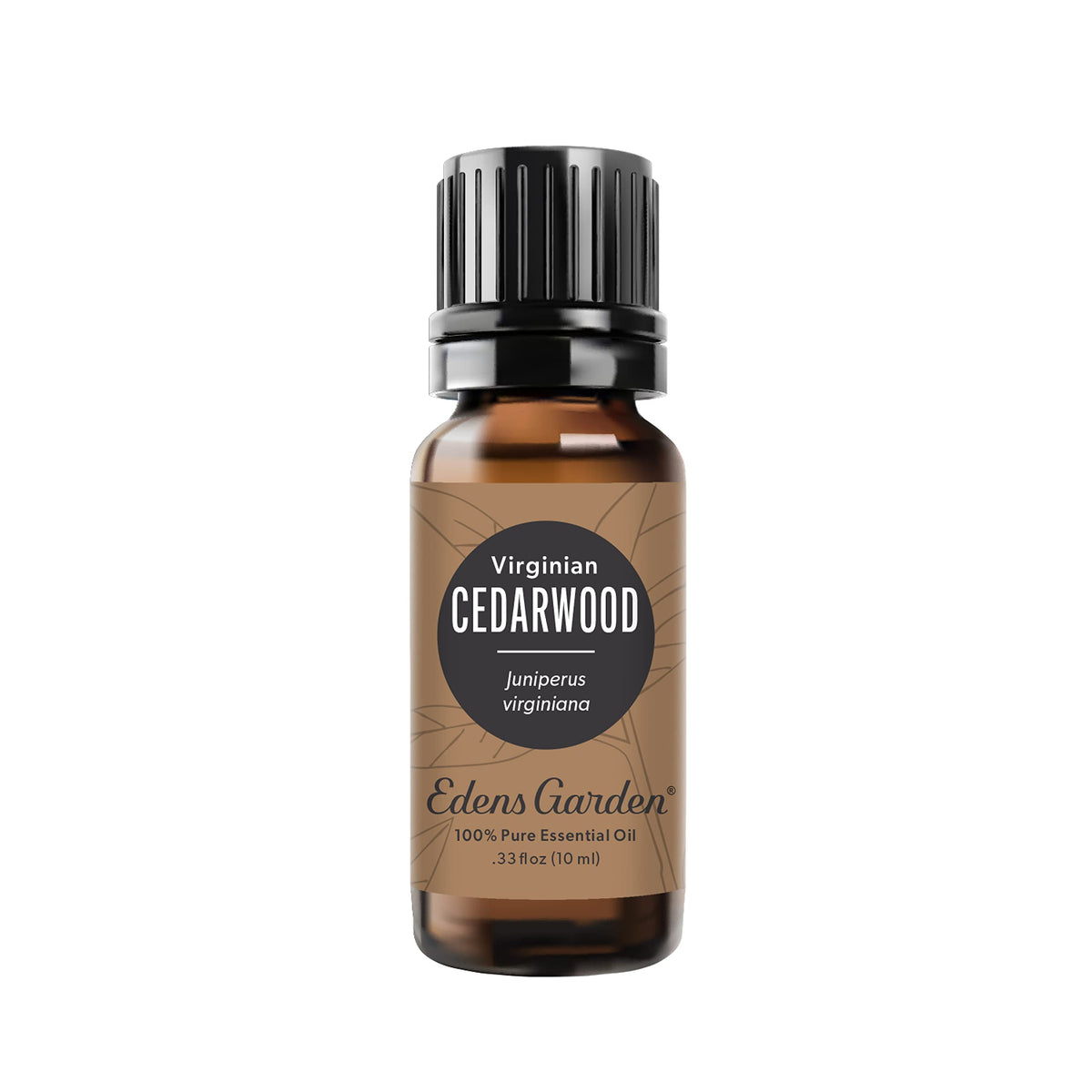 Edens Garden Cedarwood Virginian Essential Oil bottle 10 ml - front view