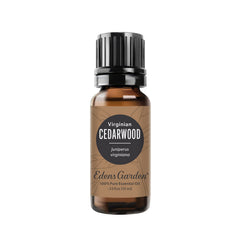 Edens Garden Cedarwood Virginian Essential Oil bottle 10 ml - front view