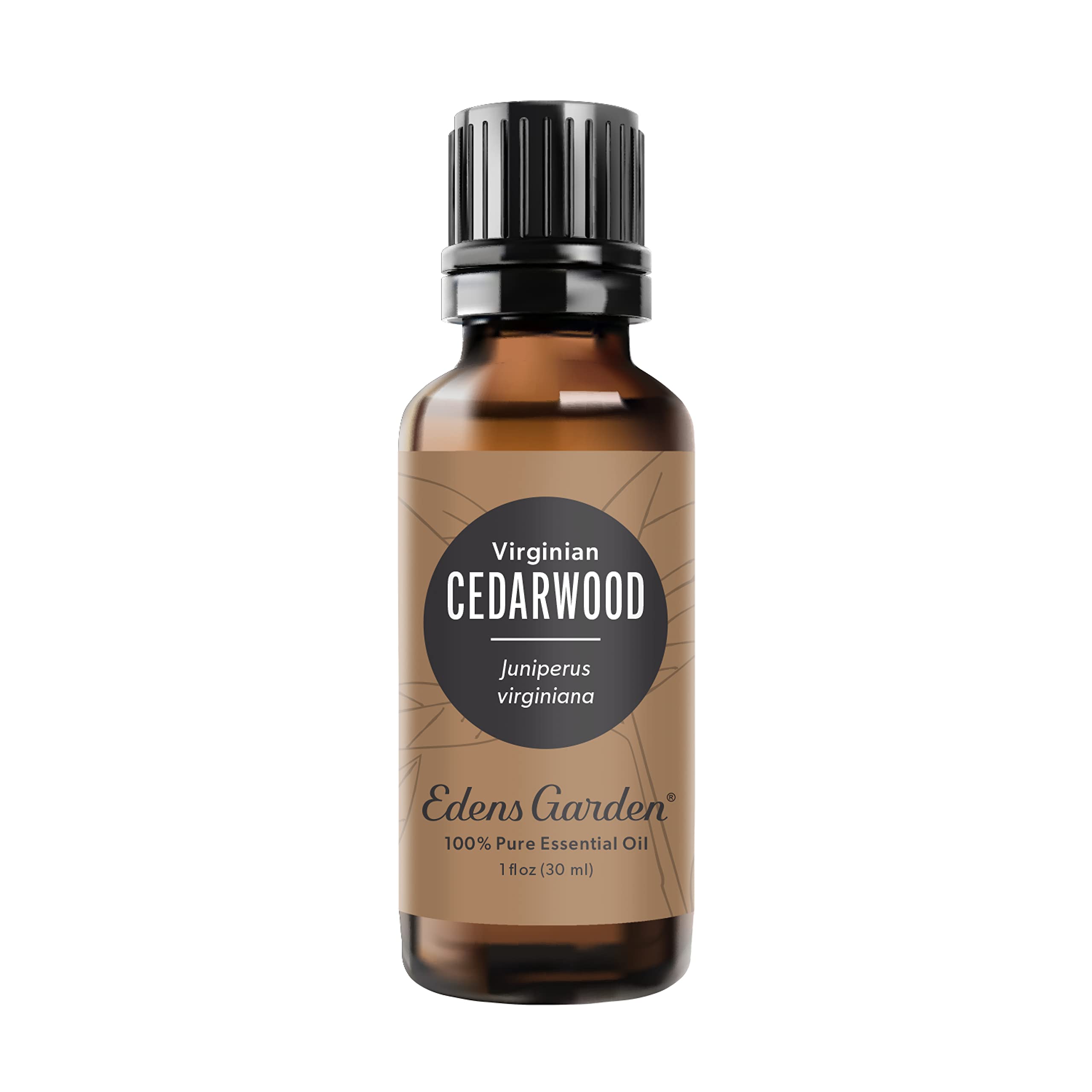 Bottle of Edens Garden Cedarwood Virginian essential oil 30 ml
