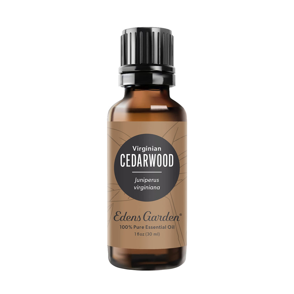 Bottle of Edens Garden Cedarwood Virginian essential oil 30 ml
