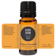 Edens Garden brand logo alongside Citrus Cream product information