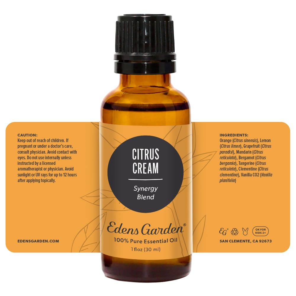 Packaging box for Edens Garden Citrus Cream blend